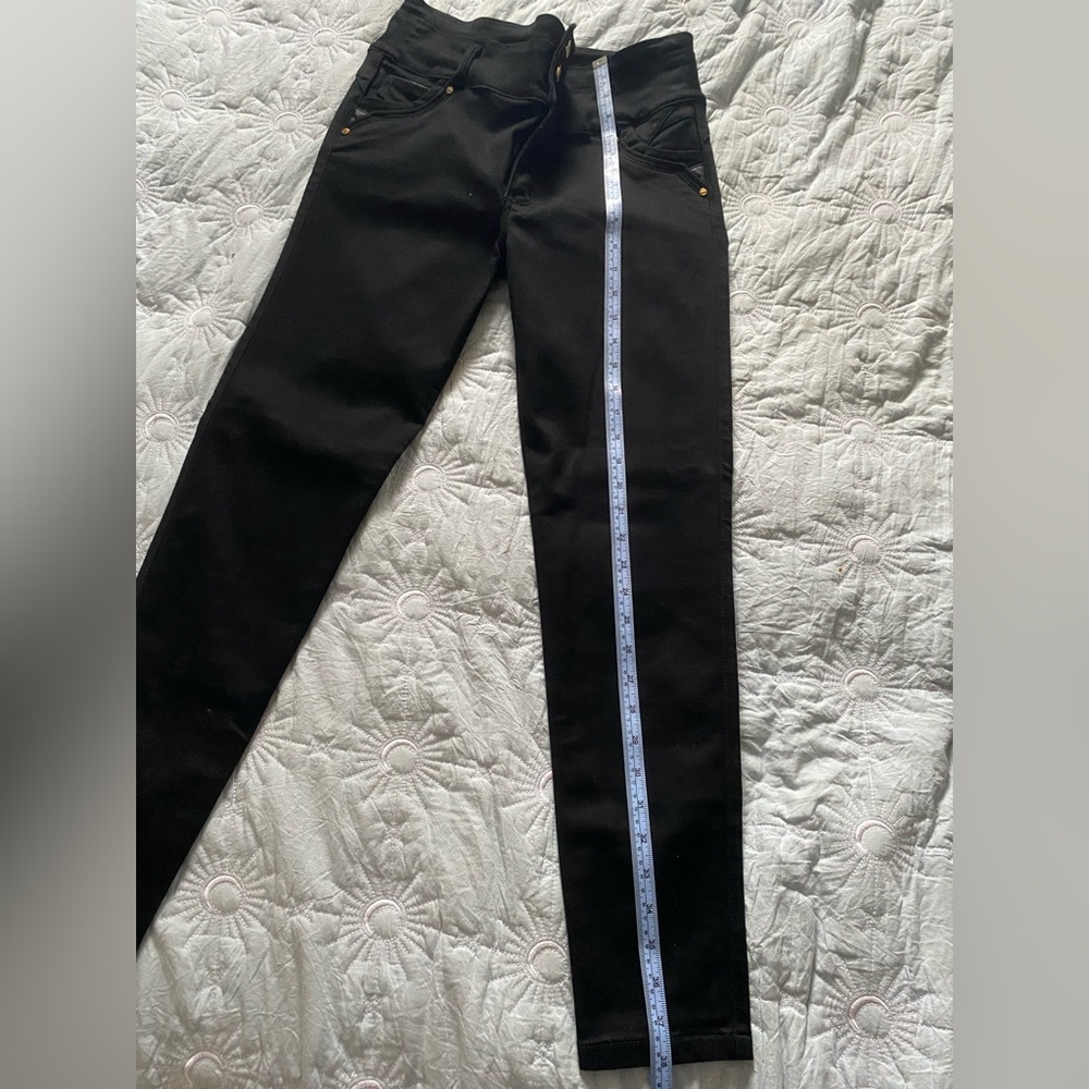 Stylee jeans Black Straight-Leg Pants size 14 like new